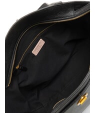 COCCINELLE LIYA Bolso de hombro de piel martillada negro - Bolsos Mujer - 6