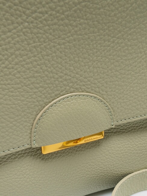 TALEA Mini bolso maletín de piel verde celadón - Bolsos Mujer