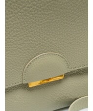 COCCINELLE TALEA Mini bolso maletín de piel verde celadón - Bolsos Mujer - 4