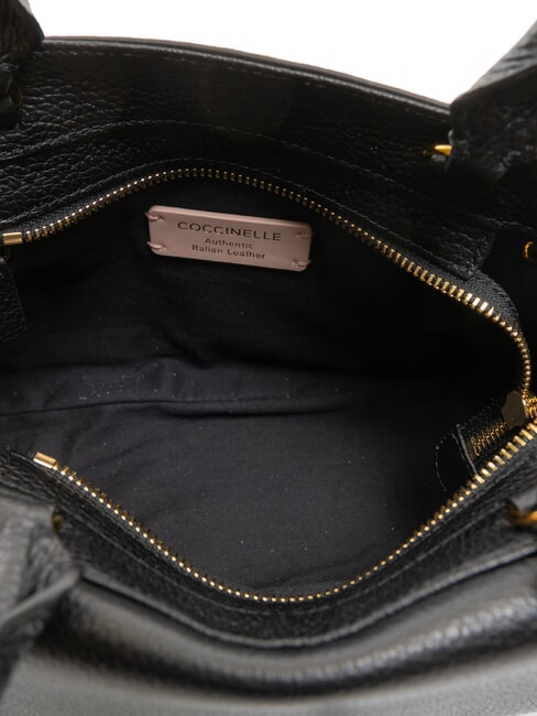 TALEA Mini bolso maletín de piel negro - Bolsos Mujer