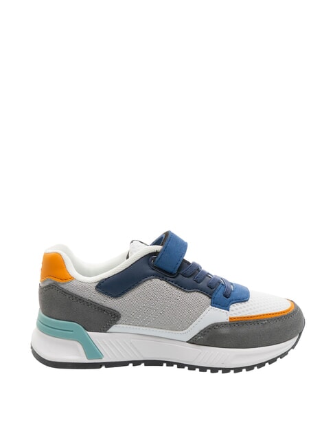 DALTON DIP Zapatilla con lágrima blanco/azul/gris/naranja - Zapatos de bebé