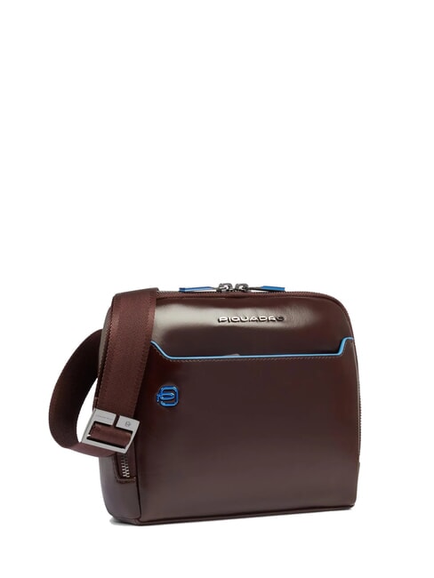 BLUE SQUARE Bolso de cuero CAOBA - Bandoleras Hombre