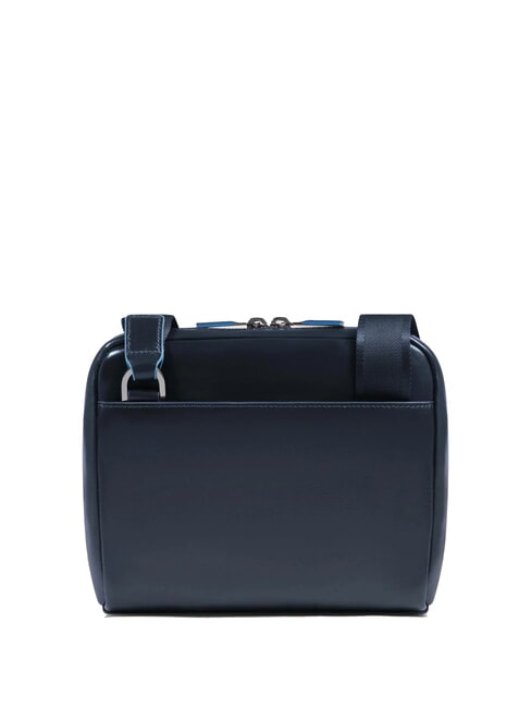 BLUE SQUARE Bolso de cuero azul - Bandoleras Hombre