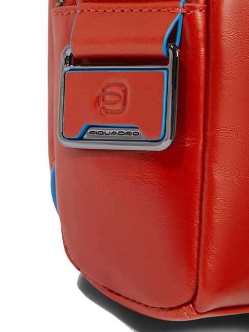 BLUE SQUARE Mochila de cuero de un solo hombro cuero4 - Bandoleras Hombre