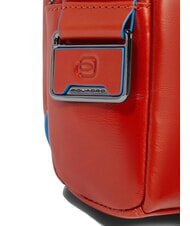 PIQUADRO BLUE SQUARE Mochila de cuero de un solo hombro cuero4 - Bandoleras Hombre - 4