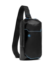 PIQUADRO BLUE SQUARE Mochila de cuero de un solo hombro - Bandoleras Hombre