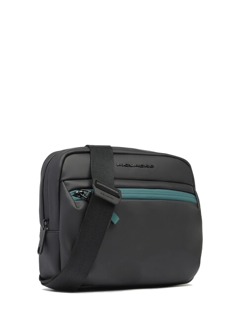 CORNER SPECIALE GOMMATO Bolsa repelente al agua negro - Bandoleras Hombre