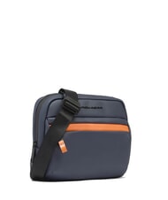 PIQUADRO CORNER SPECIALE GOMMATO Bolsa repelente al agua azul - Bandoleras Hombre - 2