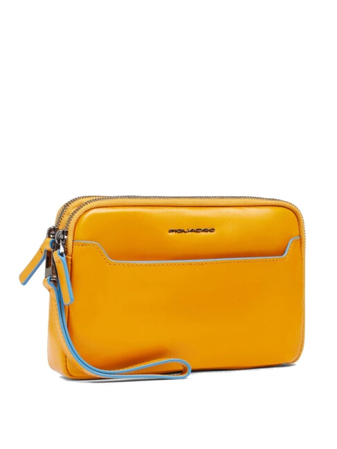 BLUE SQUARE Bolso de mano de piel para hombre amarillo - Fundas para tablet & Organizer