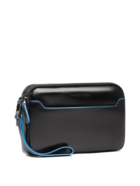 BLUE SQUARE Bolso de mano de piel para hombre negro - Fundas para tablet & Organizer