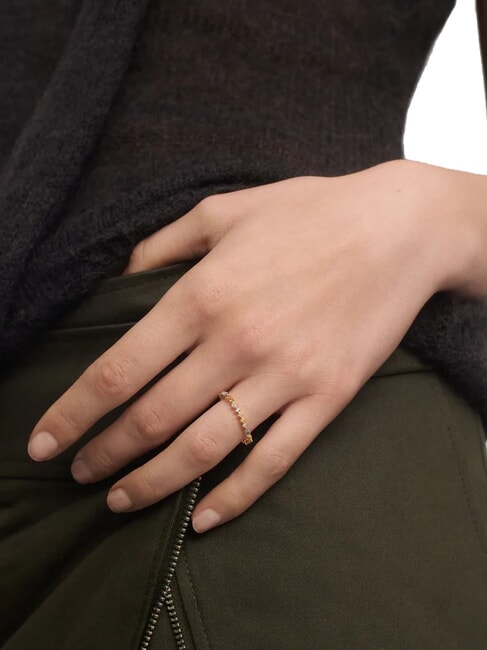 COLOR LOTUS Anillo con piedras de colores oro - Anillos