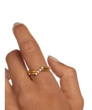PDPAOLA THE NEW ESSENTIALS ANNA Anillo de circonita bañado en oro oro - Anillos - 3