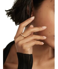 PDPAOLA THE NEW ESSENTIALS TIARA Anillo de circonita bañado en oro oro - Anillos - 5