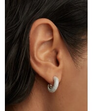 PDPAOLA THE NEW ESSENTIALS KING Pendientes de aro abovedados plata - Pendientes - 3