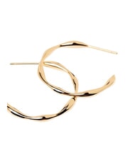 PDPAOLA FIVE VANILLA Pendientes de aro chapados en oro - Pendientes