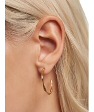 PDPAOLA FIVE VANILLA Pendientes de aro chapados en oro oro - Pendientes - 4