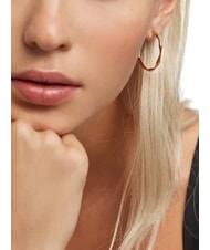 PDPAOLA FIVE VANILLA Pendientes de aro chapados en oro oro - Pendientes - 5