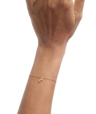 PDPAOLA THE NEW ESSENTIALS KIRA Pulsera de cadena con circonitas redondas y colgante de gota oro - Pulseras - 3