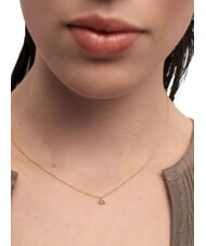 PDPAOLA COLOR GREEN FLEUR Collar colgante con circonitas y garras oro - Collares - 3