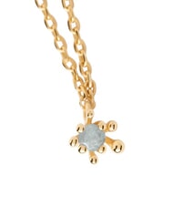 PDPAOLA COLOR GREY FLEUR Collar colgante con circonitas y garras - Collares