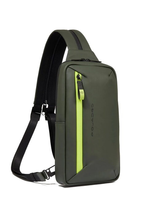 CORNER SPECIALE GOMMATO  Mochila de un hombro VERDE - Mochilas para portátil