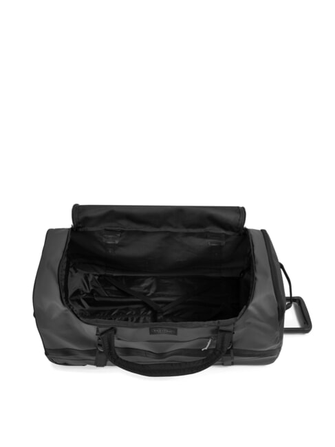 DUFFEL PACK WHEEL M Bolsa de lona mediana con ruedas y repelente al agua lona negra2 - Trolley Semirr&iacute;gidos