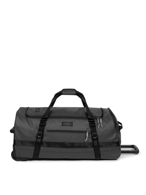 DUFFEL PACK WHEEL M Bolsa de lona mediana con ruedas y repelente al agua lona negra2 - Trolley Semirr&iacute;gidos