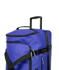 EASTPAK DUFFEL PACK WHEEL L Bolsa de lona grande con ruedas y repelente al agua lona azul - Trolley Semirrígidos - 5