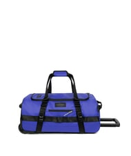 EASTPAK DUFFEL PACK WHEEL S Bolsa de lona pequeña con ruedas y repelente al agua lona azul - Equipaje de mano - 3