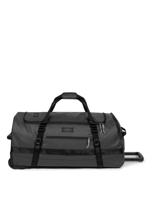 DUFFEL PACK WHEEL L Bolsa de lona grande con ruedas y repelente al agua lona negra2 - Trolley Semirr&iacute;gidos