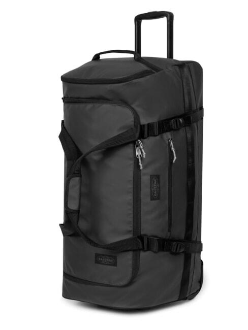 DUFFEL PACK WHEEL L Bolsa de lona grande con ruedas y repelente al agua lona negra2 - Trolley Semirr&iacute;gidos