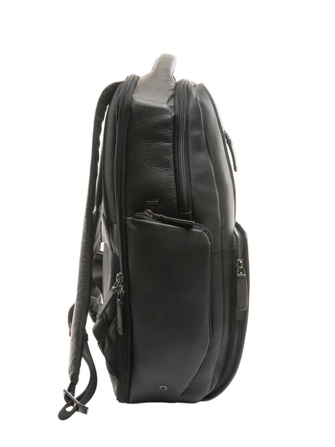 AKRON Mochila de cuero para portátil de 15,6" negro - Mochilas para portátil