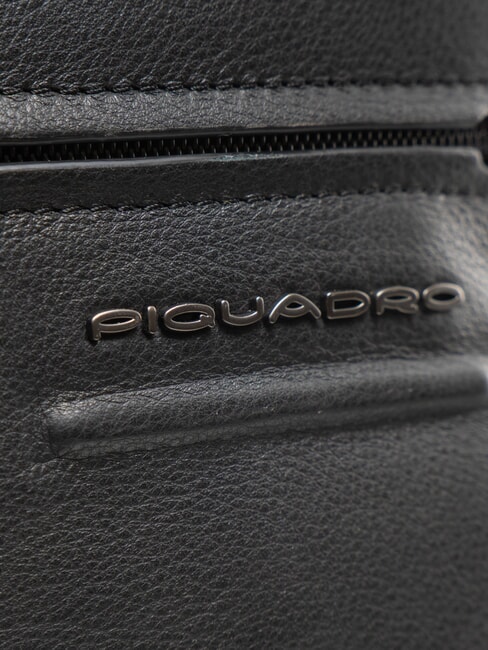 AKRON Mochila de cuero para portátil de 15,6" negro - Mochilas para portátil