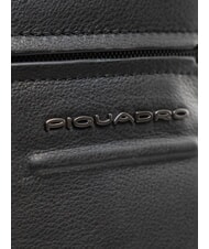 PIQUADRO AKRON Mochila de cuero para portátil de 15,6" negro - Mochilas para portátil - 5