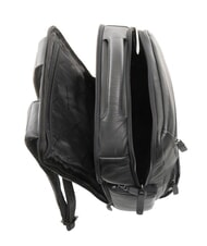 PIQUADRO AKRON Mochila de cuero para portátil de 15,6" negro - Mochilas para portátil - 6