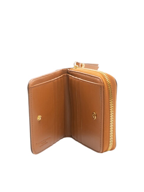 WALLETS VACCHETTA CALF Cartera pequeña de piel lisa nuez - Carteras Mujer