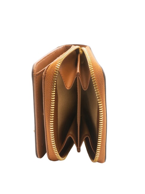 WALLETS VACCHETTA CALF Cartera pequeña de piel lisa nuez - Carteras Mujer