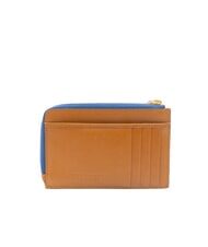 THE BRIDGE CHIARA  Cartera plana de cuero Cognac / Oro - Carteras Mujer - 3