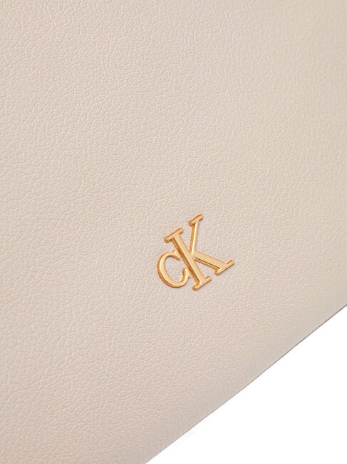 CKJ MINIMAL MONOGRAM Bolsa de compras con asa de cadena castillo - Bolsos Mujer