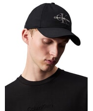 CALVIN KLEIN CKJ MONO LOGO gorra de béisbol de algodón En negro - Sombreros - 3