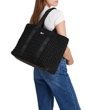 TOMMY HILFIGER TJW URBAN Bolso de hombro negro - Bolsos Mujer - 4