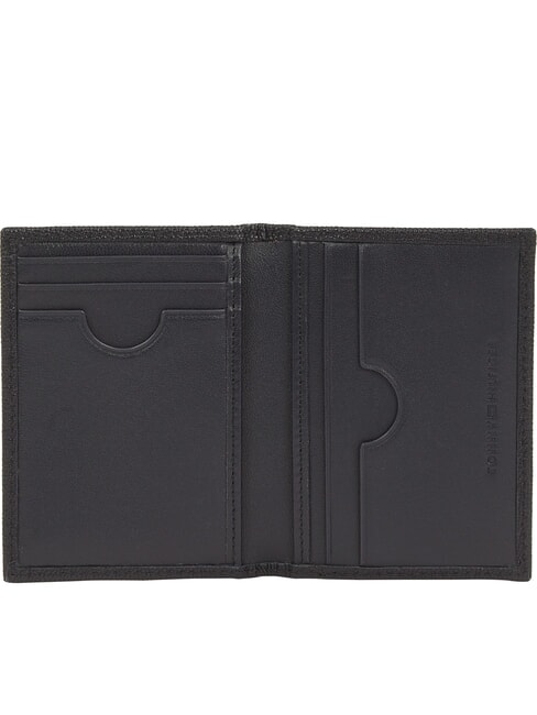 TH FLAG  Cartera de cuero vertical azul espacial / negro - Carteras Hombre