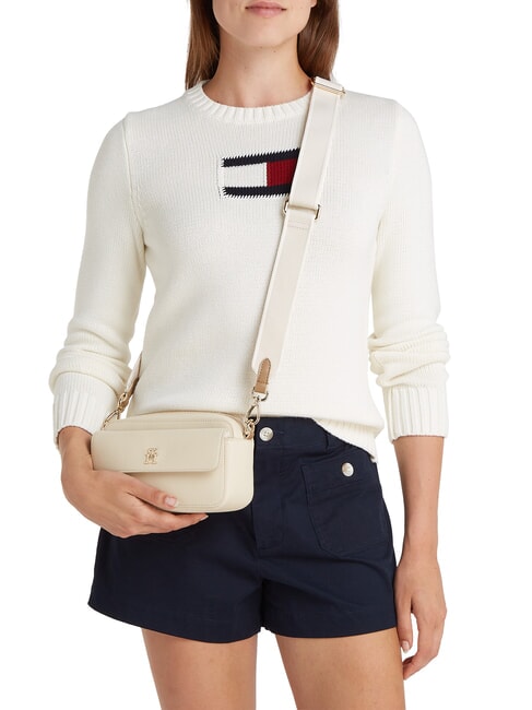 TH DISTINCT  Mini bolso de hombro beige clásico - Bolsos Mujer