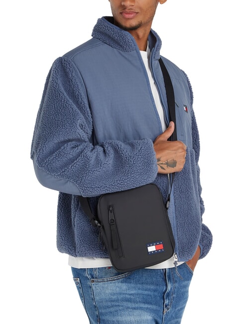 TJM ELEVATED Bolso pequeño negro - Bandoleras Hombre
