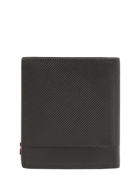TH FOUNDATION Cartera de cuero negro - Carteras Hombre