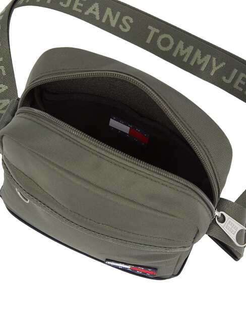 TJM ESS DAILY Cartera verde peltre - Bandoleras Hombre