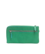 PIQUADRO CAMPIONARIO -  BLUE SQUARE Clutch de cuero con pu&ntilde;o cuadrado verde/azul - Bolsos Mujer - 3