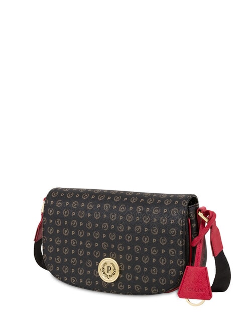 HERITAGE Bolso de hombro laca negra - Bolsos Mujer