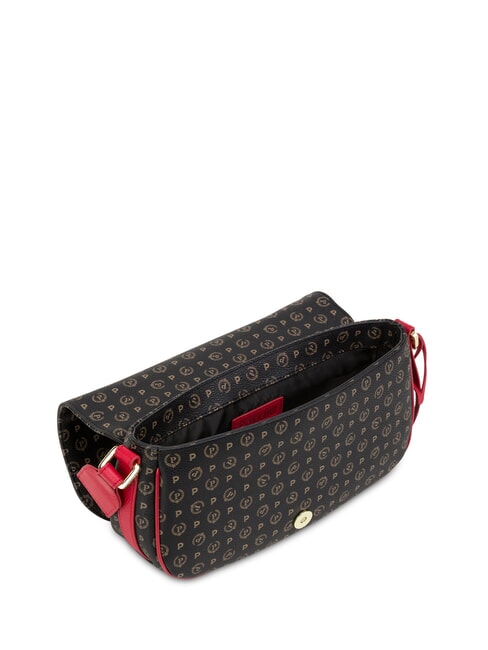 HERITAGE Bolso de hombro laca negra - Bolsos Mujer