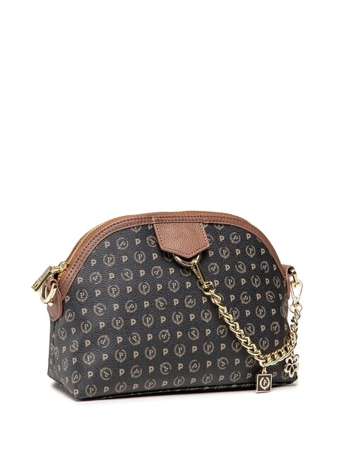 HERITAGE  Mini bolso de hombro negro marrón - Bolsos Mujer